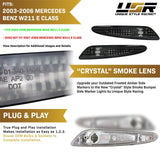 2003-2006 Mercedes W211 E-Class Crystal Smoke Front Bumper Light