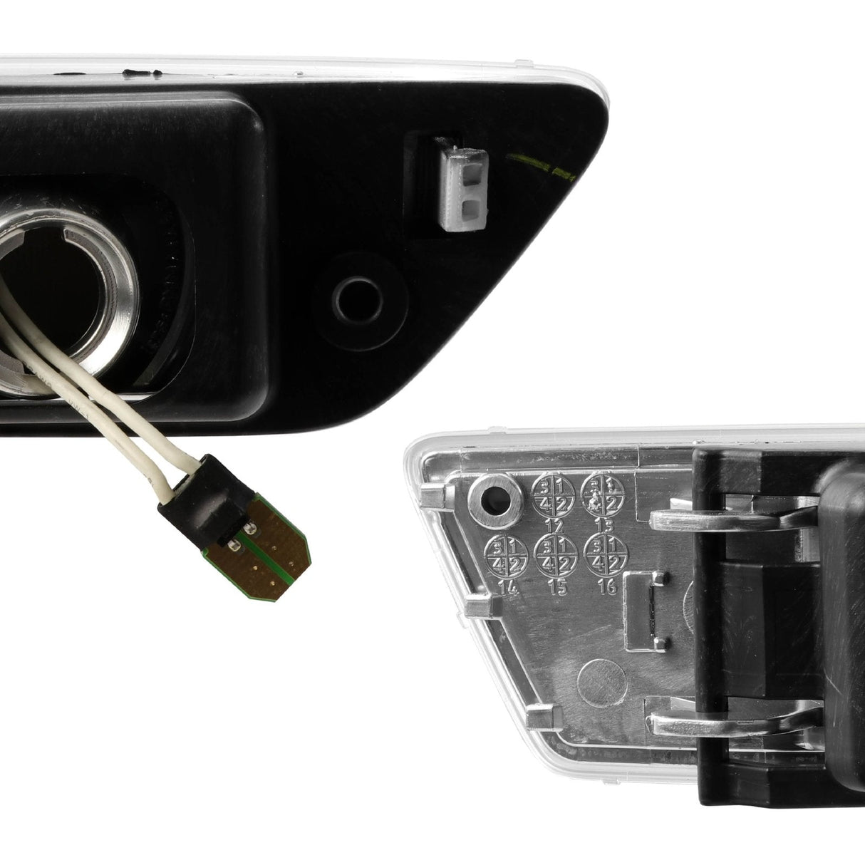 2012-2014 Mercedes CLS Class Smoke White LED Bumper Side Markers
