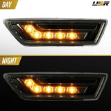 2012-2014 Mercedes CLS Class W218 Smoke Amber LED Side Marker Lights