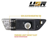 2012-2014 Mercedes W218 CLS Class Clear Bumper Side Marker Lights