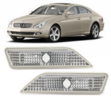 2006-2011 Mercedes W219 Cls-Class Crystal Clear Front Bumper Lights