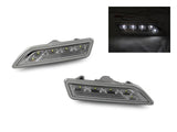2006-2011 Mercedes CLS-Class Clear White LED Front Bumper Side Marker Light