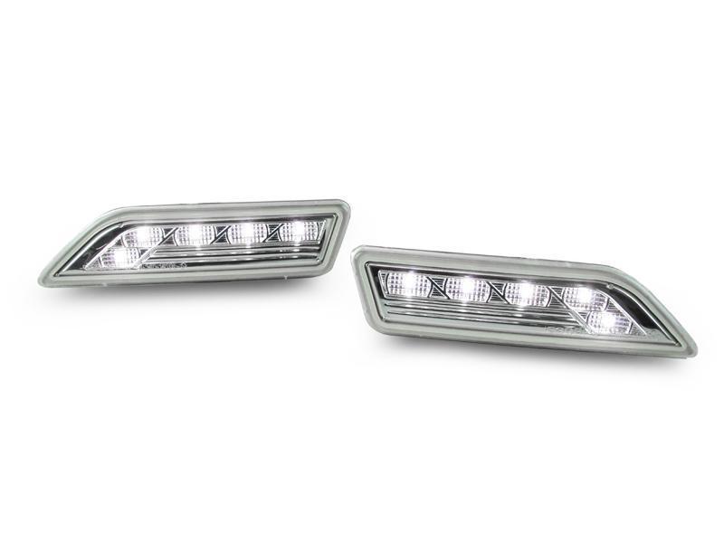 2006-2011 Mercedes W219 Cls-Class Clear Amber Led Front Bumper Side Marker Light