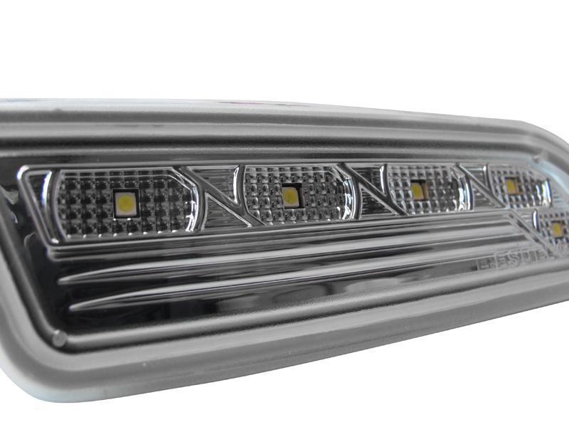 2006-2011 Mercedes W219 Cls-Class Clear Amber Led Front Bumper Side Marker Light