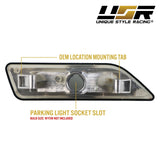 2006-2011 Mercedes W219 Cls-Class Crystal Smoke Front Bumper Lights