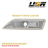 2006-2011 Mercedes W219 Cls-Class Crystal Smoke Front Bumper Lights