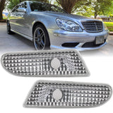 2000-2006 Mercedes W220 S-Class Crystal Clear Bumper Lights