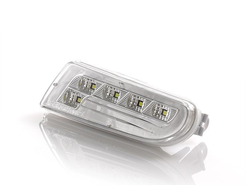 2000-2006 Mercedes W220 S-Class Crystal Smoke White LED Bumper Lights