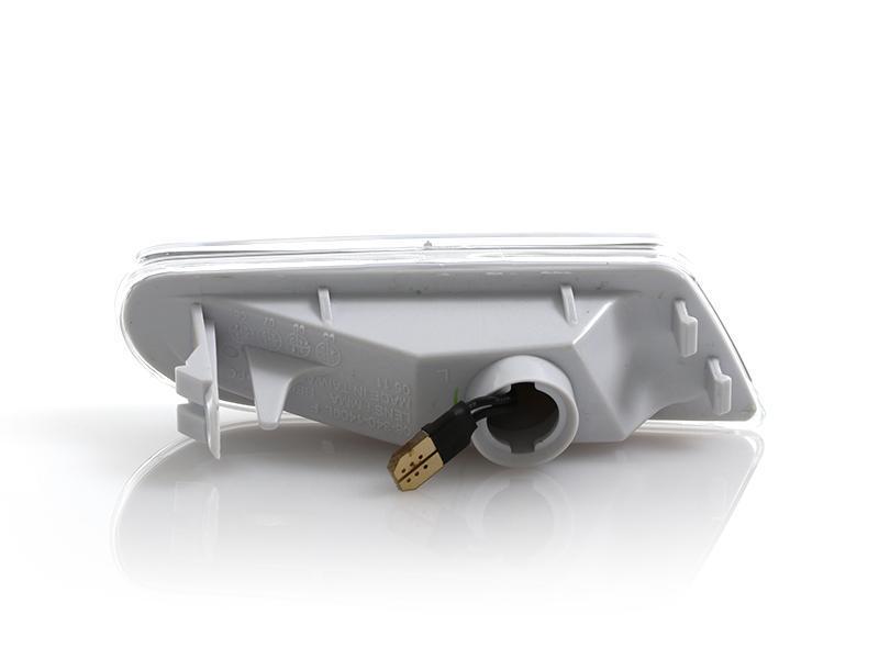 2000-2006 Mercedes W220 S-Class Crystal Smoke White LED Bumper Lights