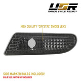 2000-2006 Mercedes W220 S-Class Crystal Smoke Bumper Lights