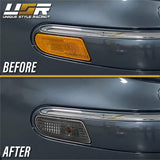 2000-2006 Mercedes W220 S-Class Crystal Smoke Bumper Lights