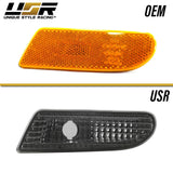 2000-2006 Mercedes W220 S-Class Crystal Smoke Bumper Lights