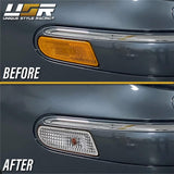 2000-2006 Mercedes W220 S-Class Crystal Smoke Bumper Lights