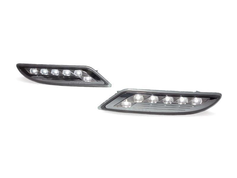2007-2009 Mercedes W221 S-Class Crystal Clear White LED Front Bumper Light