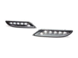 2007-2009 Mercedes W221 S-Class Crystal Clear White LED Front Bumper Light