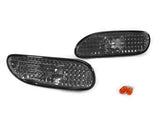 1995-1999 Mitsubishi Eclipse Crystal Smoke Front Bumper Side Markers
