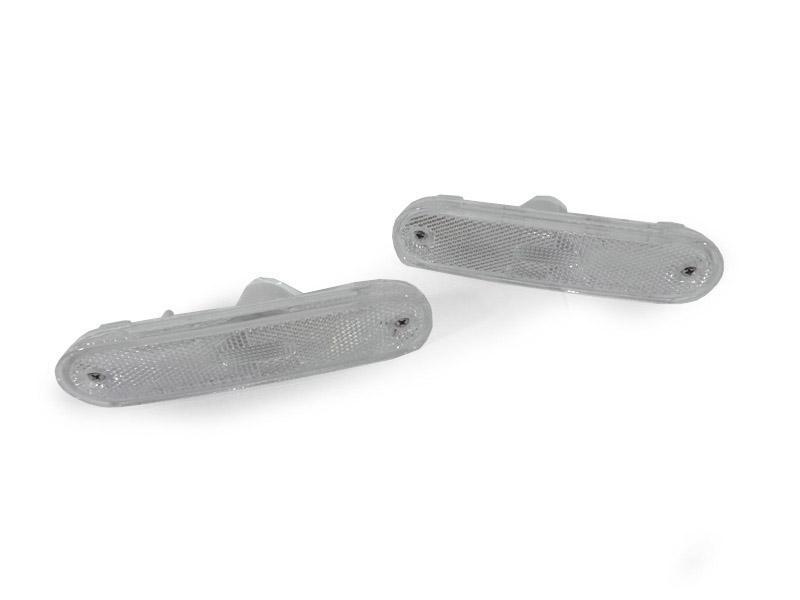 1990-1997 Mazda Miata Clear Front/Rear Bumper Side Marker Lights