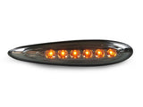 2000-2003 Nissan Maxima Smoke Front White LED Bumper Side Marker