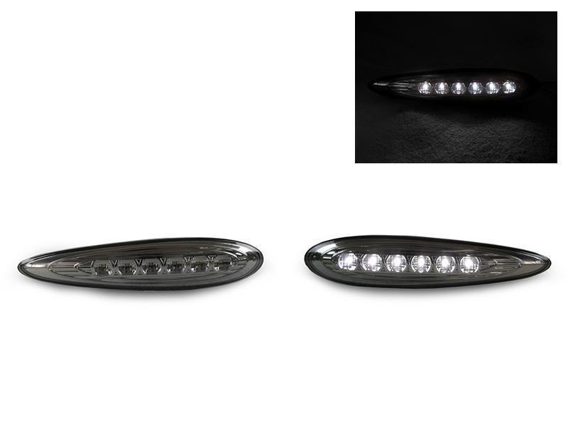 2000-2003 Nissan Maxima Clear Front Amber LED Bumper Side Marker