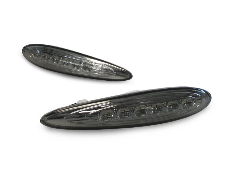 2000-2003 Nissan Maxima Clear Front White Led Bumper Side Marker