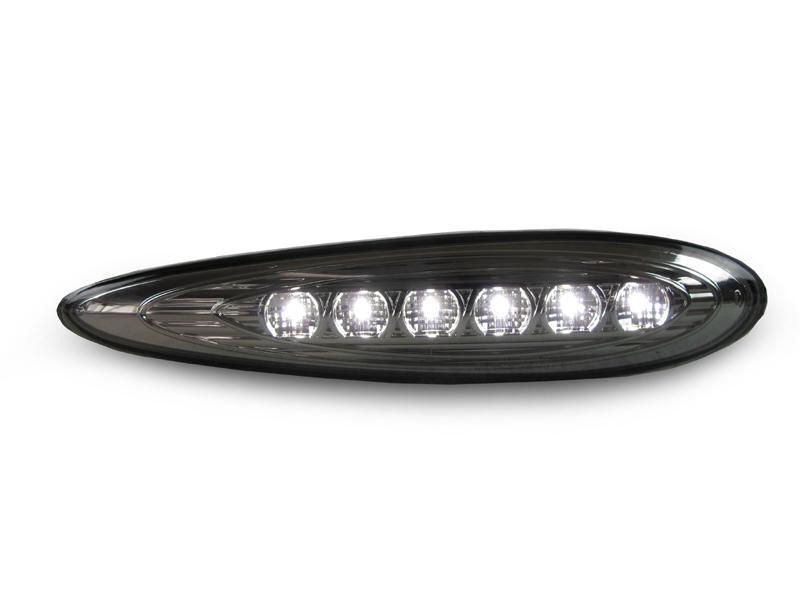 2000-2003 Nissan Maxima Smoke Front Amber Led Bumper Side Marker