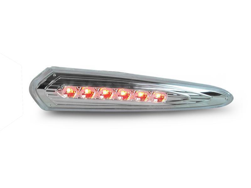2000-2003 Nissan Maxima Smoke Rear White Led Bumper Side Marker