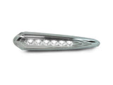 2000-2003 Nissan Maxima Smoke Rear White Led Bumper Side Marker