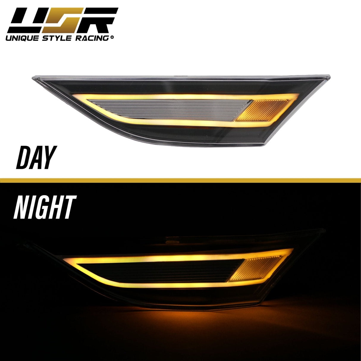 2012-2019 Porsche 991/981/718 Euro Look Clear Amber LED Side Markers