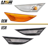 2012-2019 Porsche 991/981/718 Euro Look Clear Amber LED Side Markers