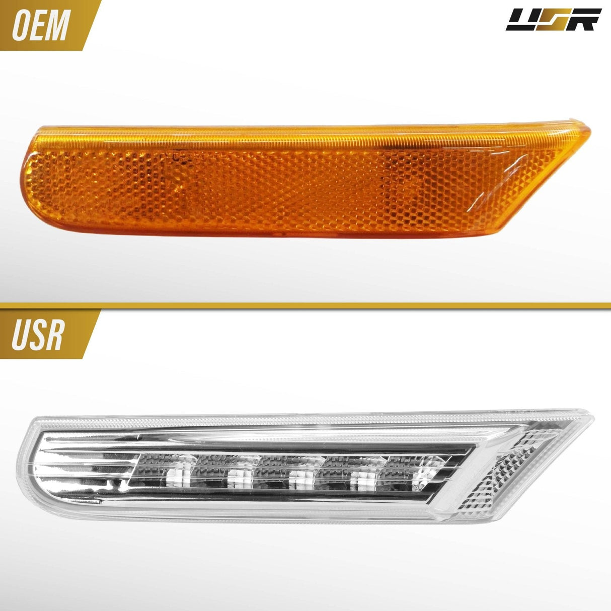 1998-2004 Porsche 996/Boxster 986 Smoke White LED Side Marker Lights