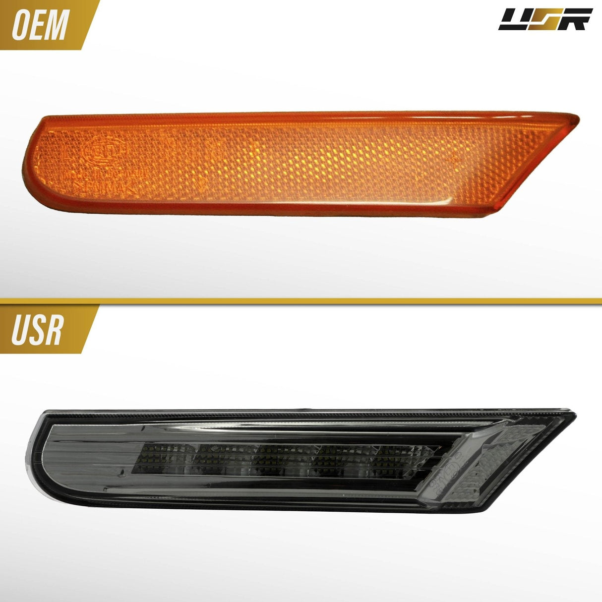 1998-2004 Porsche 996/Boxster 986 Smoke White LED Side Marker Lights