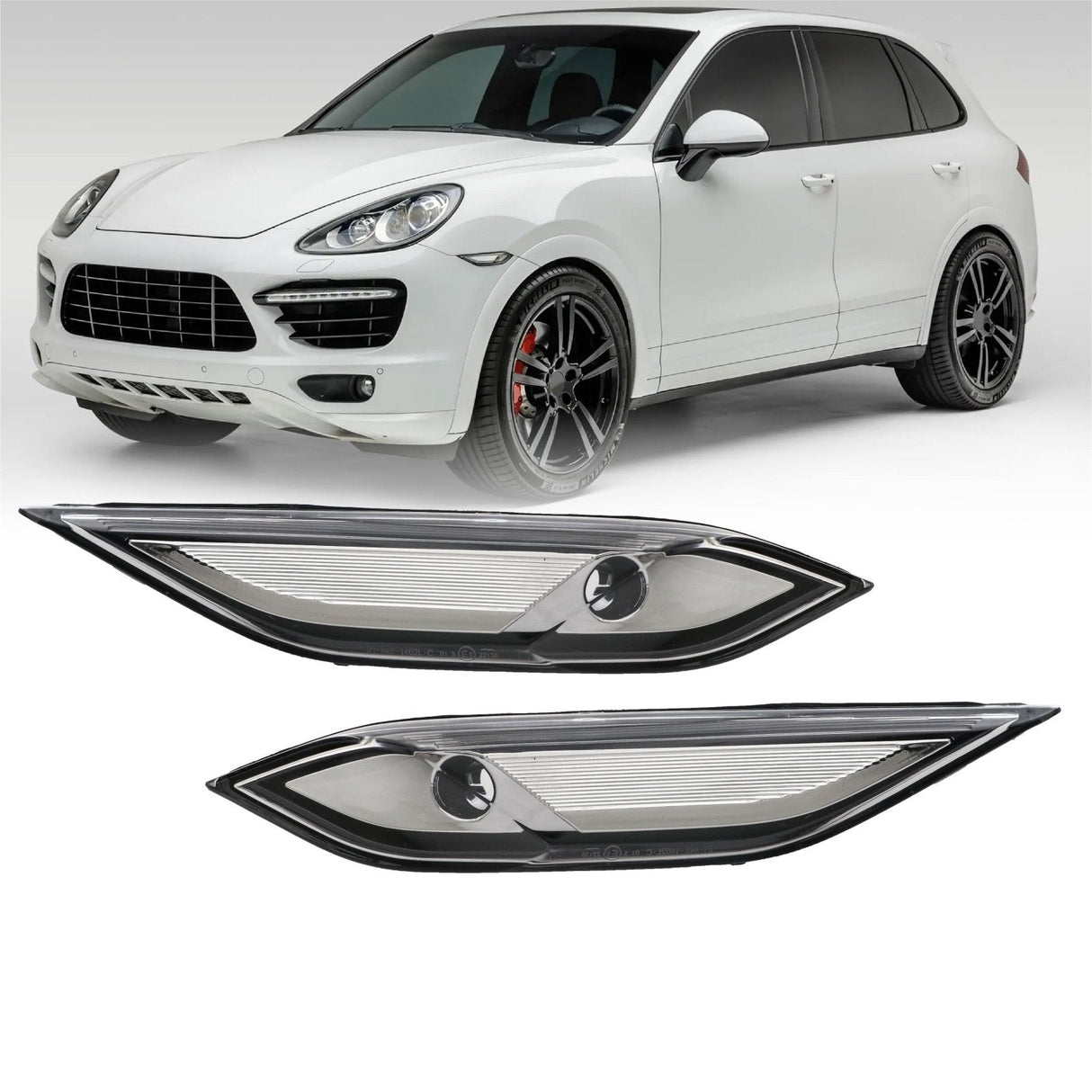 2011-2014 Porsche Cayenne Clear Side Marker Lights Set