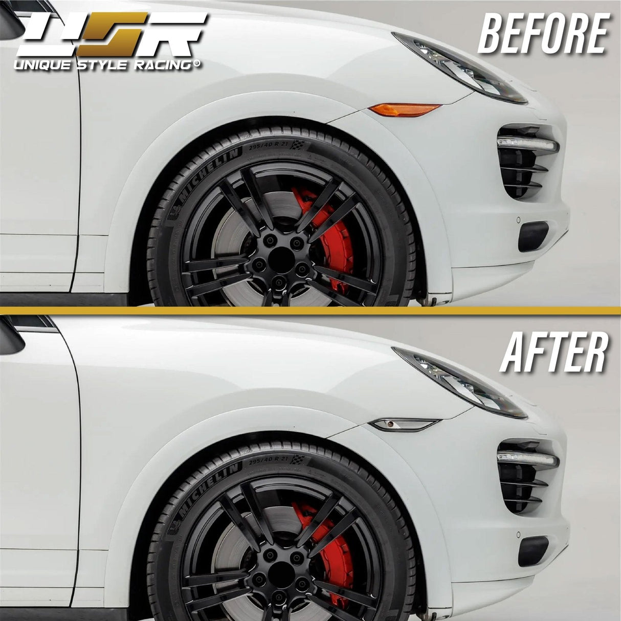 2011-2014 Porsche Cayenne Clear Side Marker Lights Set