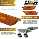 2014-2019 Porsche Macan AM Amber Side Marker Lights Set