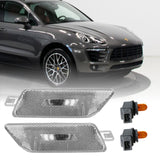 2014-2019 Porsche Macan Clear Side Marker Lights Set