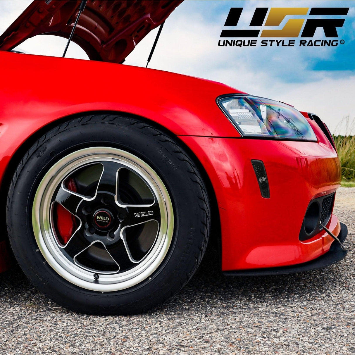 2008-2009 Pontiac G8 Crystal Smoke Front Bumper Side Marker