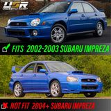 2002-2003 Subaru Impreza Depo Crystal Dark Smoke Front Bumper Side Marker Lights