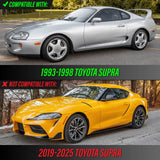 1993-1996 Toyota Supra Front Smoke Side Marker Lights