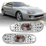 1993-1996 Toyota Supra Front Smoke Side Marker Lights