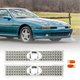 1987-1992 Toyota Supra Front Clear Bumper Side Marker Lights