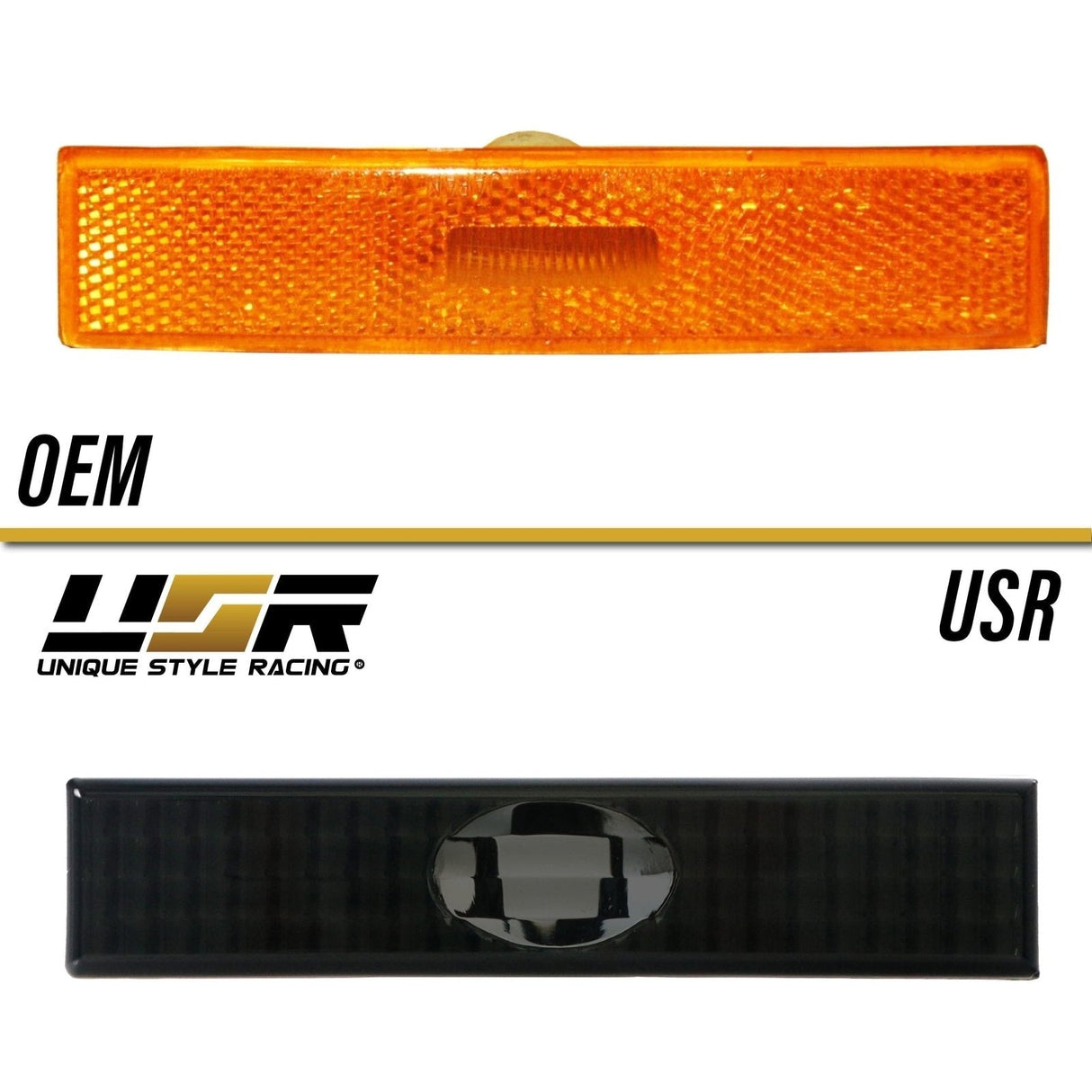 1987-1992 Toyota Supra Front Smoke Bumper Side Marker Lights