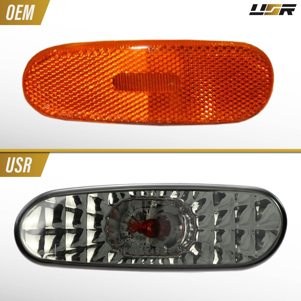 1993-1996 Toyota Supra Front Smoke Side Marker Lights