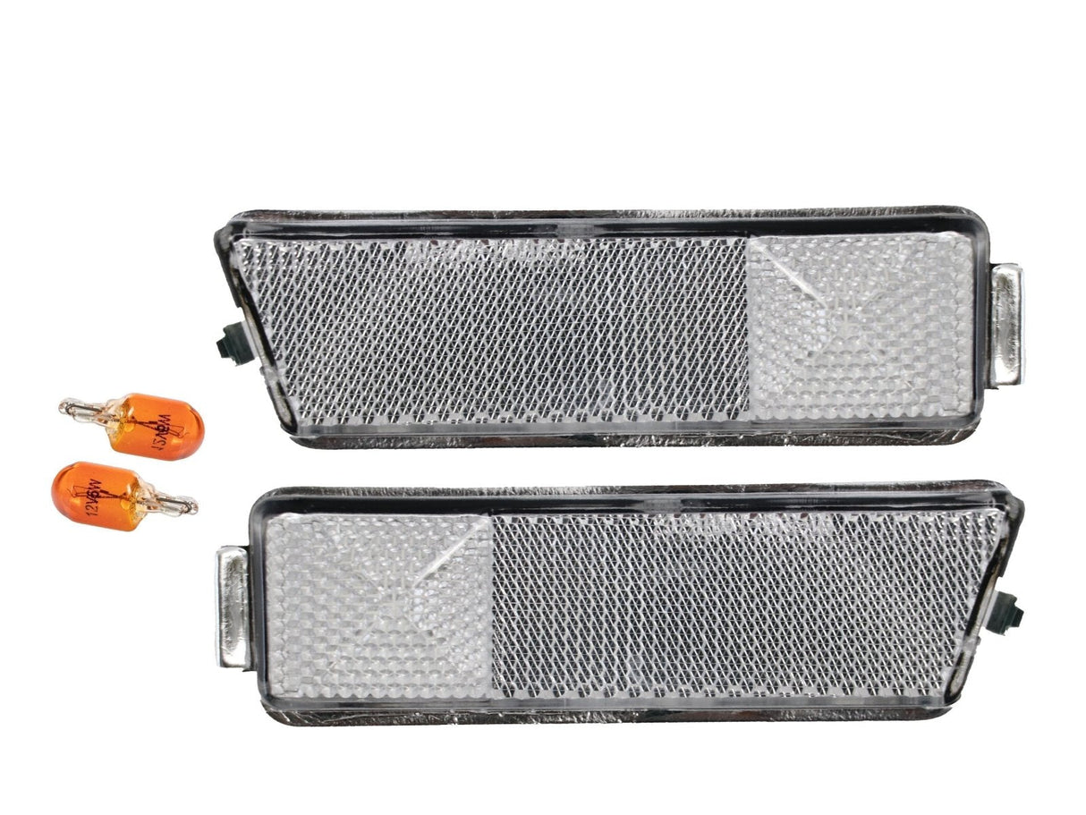 1993-1998 Volkswagen Golf GTI Jetta Smoke Front Bumper Side Markers