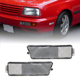 1993-1998 Volkswagen Golf/GTI/Jetta Clear Front Bumper Side Markers
