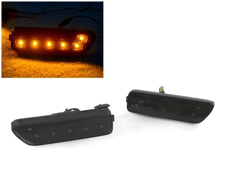 1999-2004 Volkswagen Jetta Golf Clear White LED Bumper Side Markers
