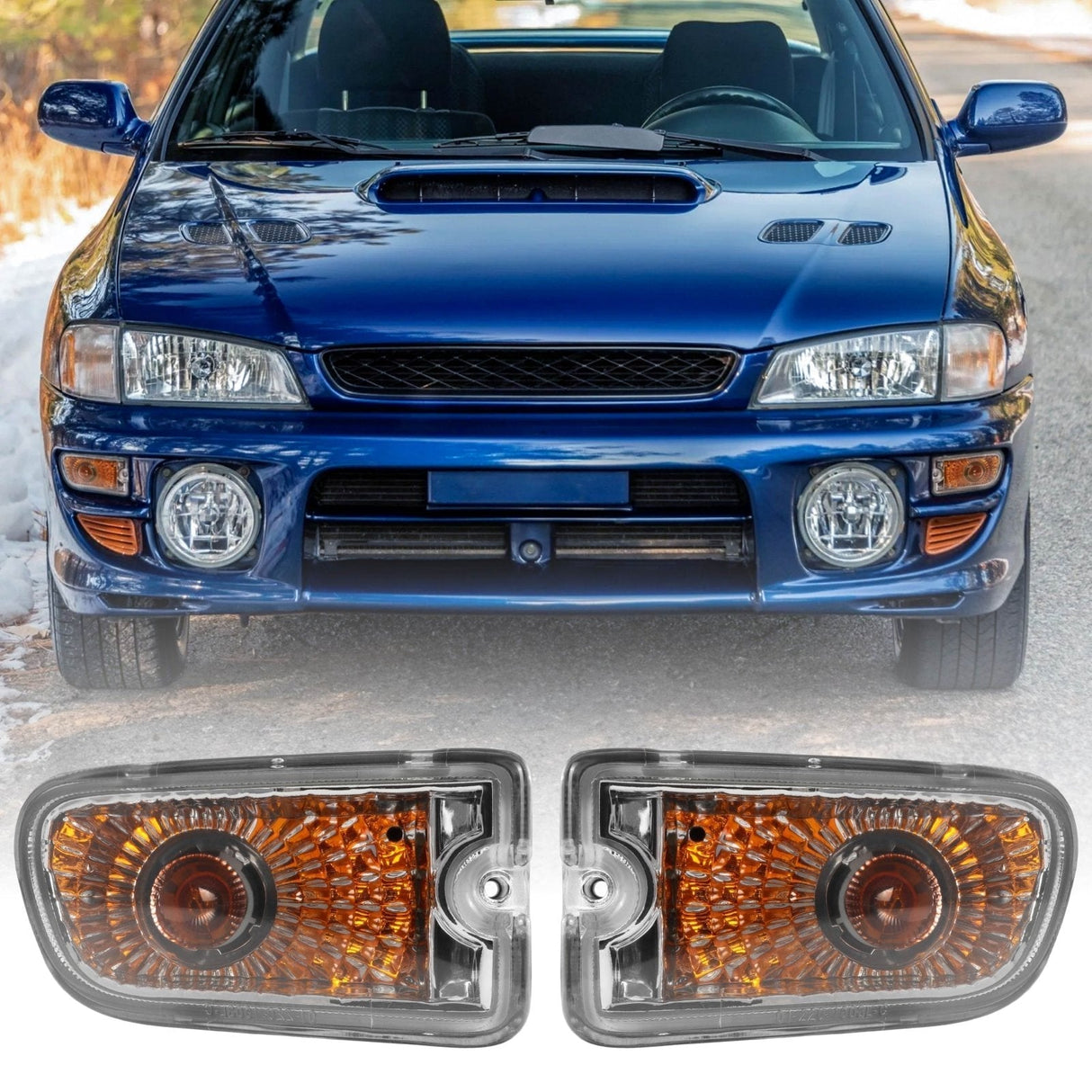 1999-2001 Subaru Impreza Crystal Clear Bumper Lights