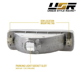 1990-1991 Toyota 4Runner Clear Bumper Lights