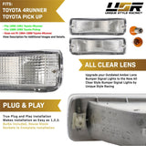 1990-1991 Toyota 4Runner Clear Bumper Lights