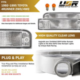 1992-1995 Toyota 4Runner Clear Bumper Lights