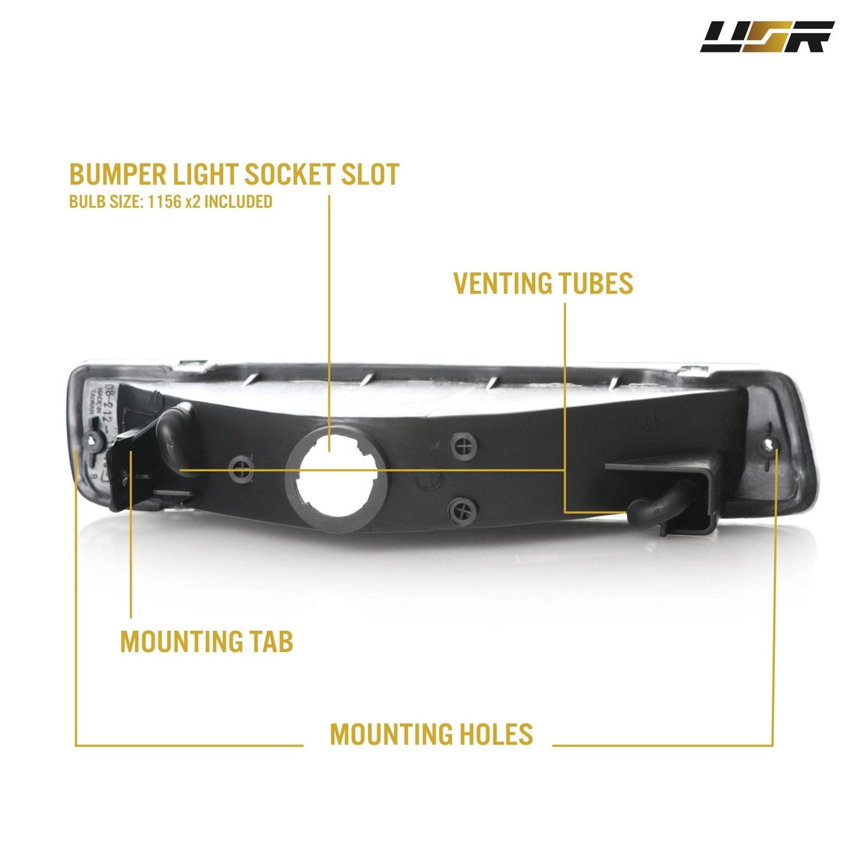 1991-1997 Toyota Land Cruiser Crystal Clear Bumper Lights